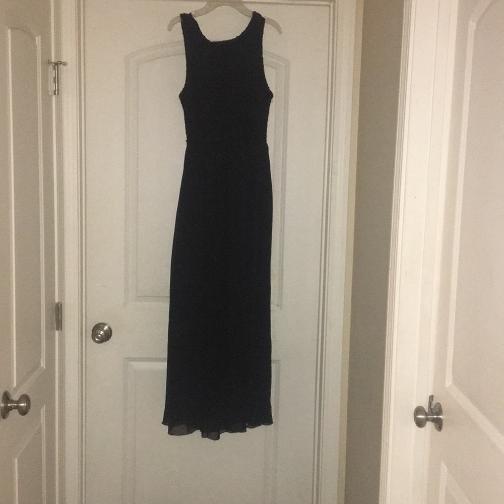 Black full length dress